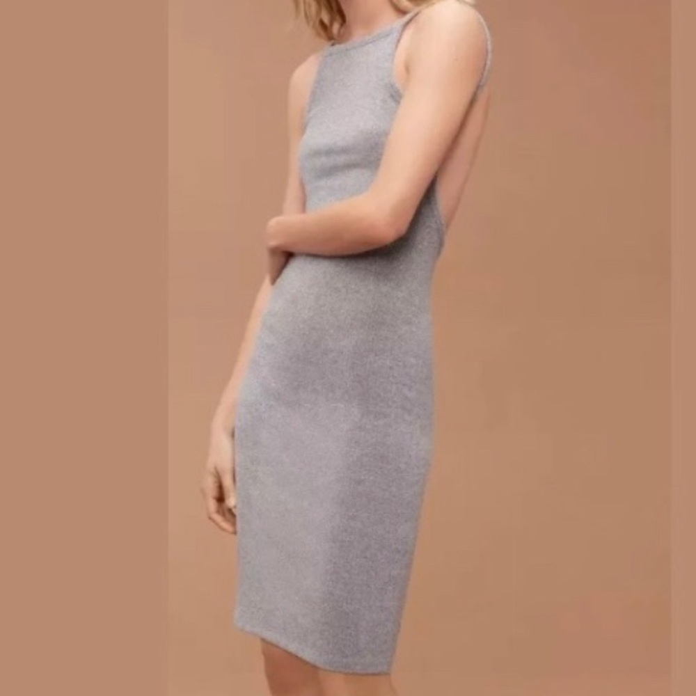 Aritzia Community Dark Grey Dress